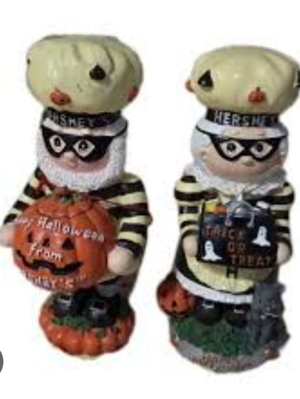 Vintage Kurt Adler Hershey's Figurine Happy Halloween 1998 Jack O' Lantern